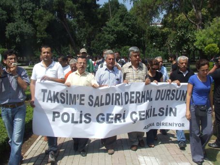 İzmir ve Adana’dan Taksim’e destek