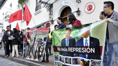 Ekvador’dan Gezi direnişine destek