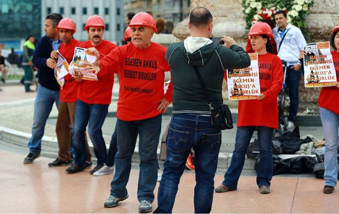 Egemen Akkuş için eylem yapanlara gözaltı