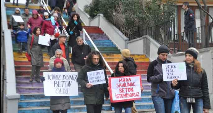 Kadıköylüler beton istemiyor