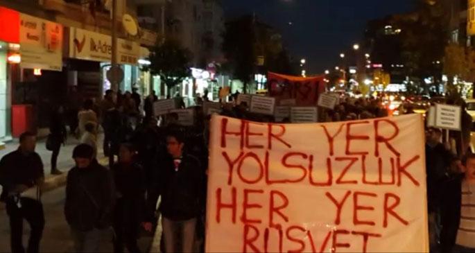 Narlıdere’de yolsuzluklara karşı eylem