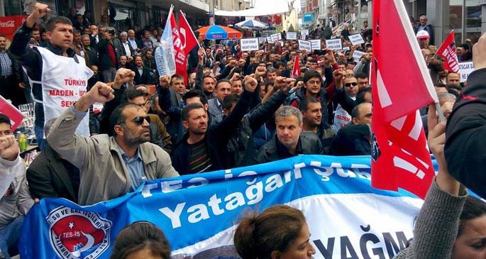 Yatağan işçileri: Ankara’ya selam kavgaya devam!