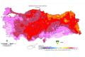 Meteoroloji beklenen en yüksek sıcaklık tahminleri haritasını yayımladı