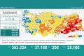Türkiye'de 27 bin 188 yeni koronavirüs vakası, 206 can kaybı | 27 Eylül 2021