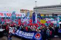 Türk Metal üyesi on binlerce işçi MESS'in sefalet zammı dayatmasını protesto etti