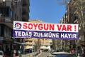 Polis, esnafın "Soygun var" pankartını indirdi: Vurguna kim dur diyecek?