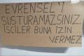 Direnişteki işçiler Evrensel'i anlattı: "Diğer gazeteler sermayeden, Evrensel işçilerden yana"