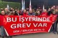 Bursa’da Şahinkul Makina işçileri greve çıktı