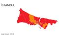 İstanbul'da 12 ilçe el değiştirdi