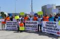 Borusan’daki sendika düşmanlığı fabrika önünde protesto edildi