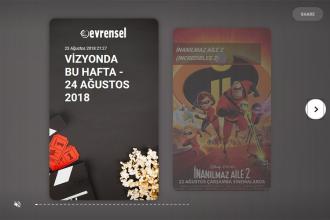 24 Ağustos 2018 haftasında vizyona giren filmler