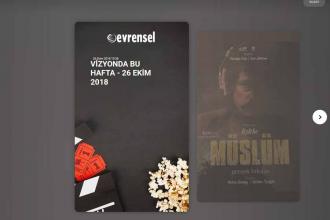 26 Ekim 2018 haftasında vizyona giren filmler