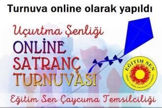 Uçurtma Şenliği Satranç Turnuvası koronavirüs tedbirleri kapsamında online yapıldı