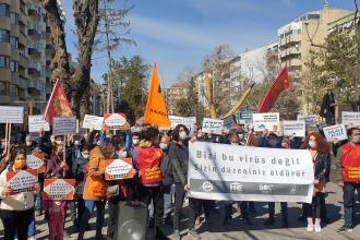 Eskişehir'de siyasi partilerden pandeminin 1. yılında eylem: Salgın istismar edildi