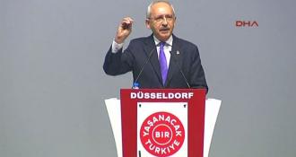 Kılıçdaroğlu Almanya'da oy istedi