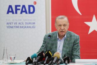 Erdoğan'dan yangın ve sel afetleri için yardım kampanyası başlatılması kararı