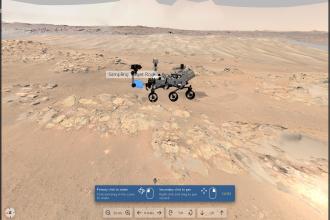 NASA, hazırladığı web sitesinde Mars keşif aracının kaydettiği görüntüleri yayınlıyor