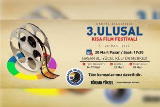 Kartal Belediyesi 3. Ulusal Kısa Film Festivali başlıyor