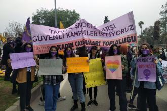 Çukurova Üniversitesinde kadınlardan güvenli kampüs için birlik çağrısı