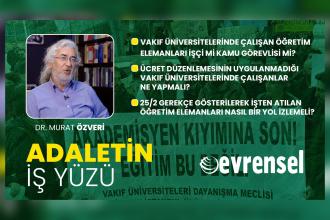 Vakıf üniversitelerinde görevli öğretim elemanlarının karşılaştığı sorunlar - Dr. Murat Özveri | Adaletin İş Yüzü