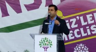 Demirtaş, Kazlıçeşme'deki miting yasağına Antalya'da yanıt verdi