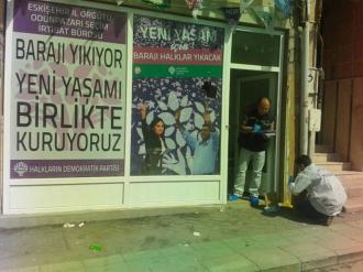 Eskişehir'de HDP bürosuna silahlı saldırı