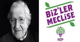 Chomsky: En büyük umut HDP'nin barajı geçip etkin güç olması