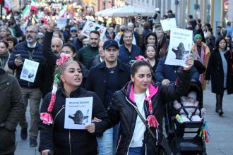 İran'daki Mahsa Amini eylemlerine Norveç'ten destek sürüyor