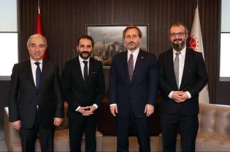 Fahrettin Altun, Özcan Alper’i hedef alan Burak Haktanır'la görüştü