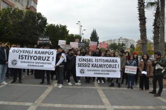 Çukurova Üniversitesi öğrencileri tacize geçit vermeyecek!