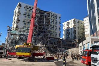 Diyarbakır'da hayvanların mahsur kaldığı binayı üzerlerine yıkacaklar