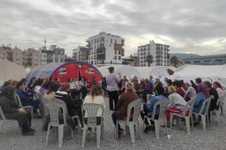 Adana Ekmek ve Gül İskenderun'da depremzede kadınlarla buluştu