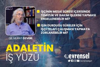 Mesai süresi içerisinde temizlik işleri yapılabilir mi? Telafi çalışması zorunlu tutulabilir mi? - Dr. Murat Özveri | Adaletin İş Yüzü