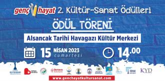 2. Genç Hayat Kültür Sanat Ödülleri 15 Nisan’da verilecek!