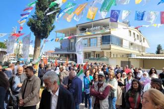 Yeşil Sol Parti, Aydın Didim'de seçim bürosunu açtı