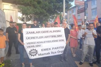 EMEP Mamak İlçe Örgütü: Halkın alacaklarına göz dikmek yerine servet vergisi alın