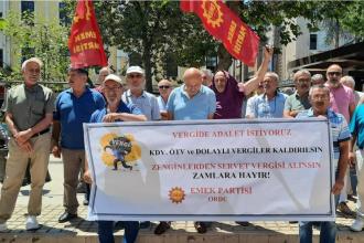 EMEP Ordu İl Örgütü: Dolaylı vergiler kaldırılsın, servet vergisi alınsın