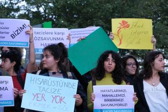 Boğaziçi Üniversiteli kadınlar ve LGBTİ'ler seslendi: Kampüslerimizde, mahallelerimizde tacize yer yok