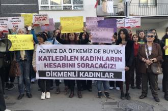 Dikmenli kadınlardan öldürülen Münevver Ayan için eylem: Hesap soracağız