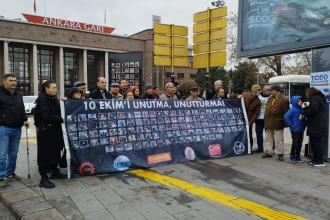 10 Ekim Ankara Katliamı’nda yaşamını yitirenler anıldı