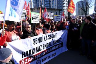 Özak Tekstil işçileri eylemlerini İstanbul'a taşıdı