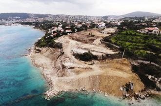 Çeşme'de Ayayorgi Koyu göz göre göre tahrip edildi, Bakanlık müdahale etmedi