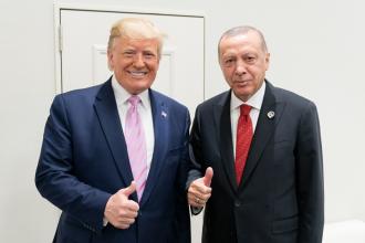 Erdoğan Trump ile görüştü, iş birliğini geliştirme temennisinde bulundu