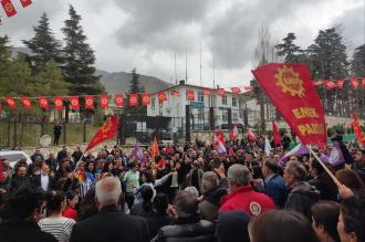 Pertek'te coşkulu büro açılışı: En büyük müjdemiz halkla yönetmek