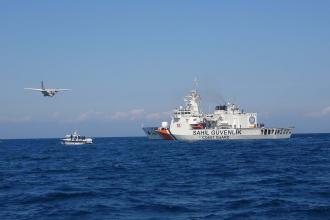 Çanakkale'de kayıp mültecileri  arama çalışmaları 14. gününde devam ediyor