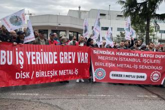 Mersen grevi 8. gününde: ‘TİS hakkımızı alana kadar buradayız’