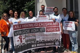 Sağlıkçılar vergide adalet istedi: 25 bin liranın 5 bin lirası vergiye gidiyor