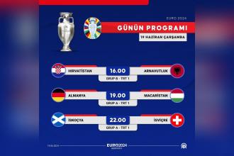 EURO 2024 | Günün programı