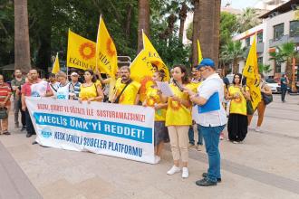 ÖMK eylemindeki polis saldırısına tepki: Adil ve kapsayıcı bir meslek kanunu yapılsın