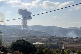 İsrail'in kuzeyine Lübnan Hizbullah tarafından çok sayıda füze fırlatıldı